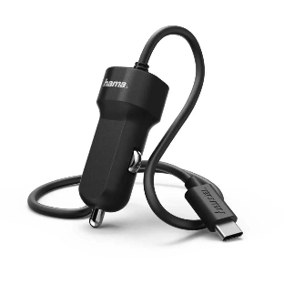 Автомобильное зарядное устройство Hama H-173618 3A PD универсальное черный