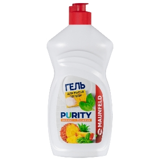 Гель для мытья посуды Maunfeld Purity Ананас и базилик 450 г MDL450PF