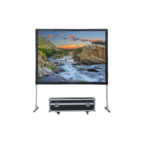 Экран Lumien Master Fold LMF-100143 181x311 см (133"), (раб. область 165x295 см) Matte White, черная кайма по периметру 16:9, поставляется в флайт-кейсе