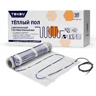 Комплект "Теплый пол" (мат) TOKOV ELECTRIC 150Вт/кв.м 12кв.м
