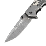 Нож складной Denzel, многоцелевой, системы Liner-Lock, с накладкой G10 на эргономичной рукоятке 79209
