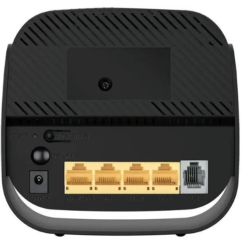 Роутер беспроводной D-Link DSL-2640U/R1A ADSL2+ черный ANNEX А