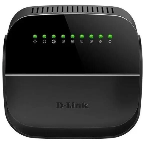 Роутер беспроводной D-Link DSL-2640U/R1A ADSL2+ черный ANNEX А