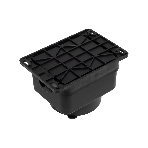 Колодка MultiSet 1х розетка 2К+З 16А/250В IP44 каучуковая черн. SE MST4003BK