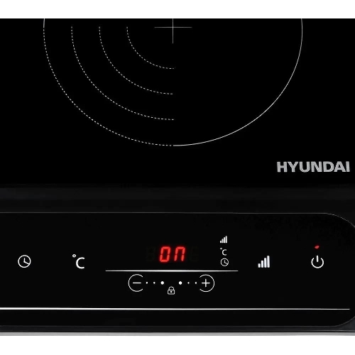 Плита настольная электрическая Hyundai HYC-0107 черный стеклокерамика (настольная)