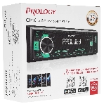 Автомагнитола Prology CMX-235, 1 DIN, Bluetooth, USB Type-A, AUX, пульт ДУ