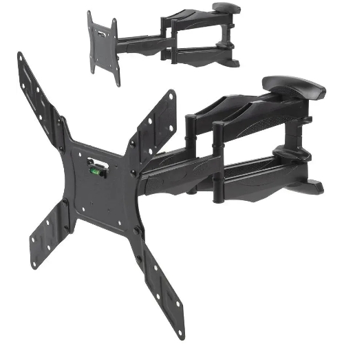 Кронштейн для телевизора Arm media COBRA-45 new черный 4 шт/уп. 22"-65", max 45 кг, 4ст св., нак. + 5° -10°, пов. 160°, от ст. 45-495 мм., max VESA 400x400