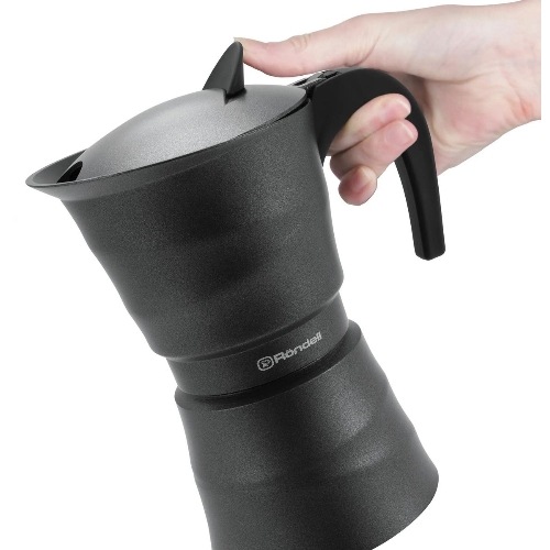 Кофеварка гейзерная Rondell RDA-1901 9 чашек, серый
