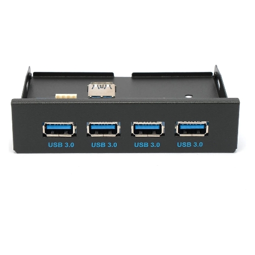 Планка USB 3.0 на переднюю панель 3.5" Gembird FP3.5-USB3-4A, USB, 4xUSB-A 3.0