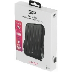 Внешний HDD 2Tb Silicon PowerArmor A66, 2.5", USB 3.2, Черный
