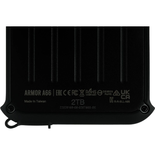 Внешний HDD 2Tb Silicon PowerArmor A66, 2.5", USB 3.2, Черный