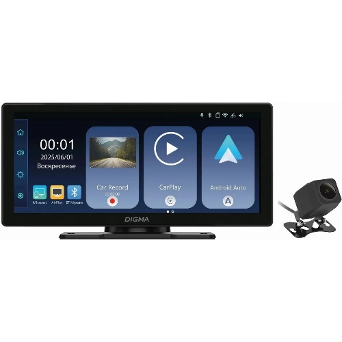 Автомобильный монитор Digma Smart Screen Mi1000 Dual 8.9" 600x1024