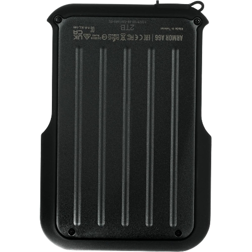 Внешний HDD 2Tb Silicon PowerArmor A66, 2.5", USB 3.2, Черный