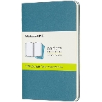 Блокнот Moleskine CAHIER JOURNAL CH013B44 Pocket 90x140 мм, обложка картон, 64 страниц, нелинованный, голубой (3 шт)
