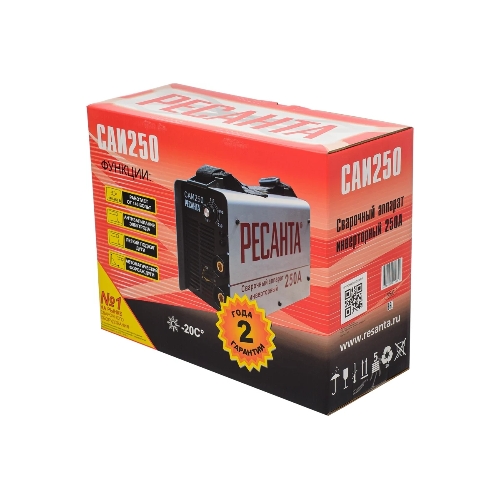 Сварочный аппарат инверторный Ресанта САИ 250 65/6