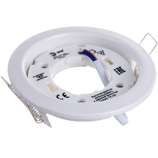 Светильник под лампу ЭРА Gx53,220V, 13W KL35 WH белый