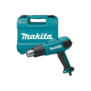 Фен Makita HG 6031 VK 1800Вт 250-500л/мин с регулировкой, с насадками, кейс