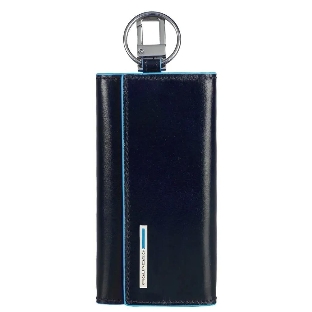 Ключница Piquadro Blue Square PC1397B2/BLU2 синий натур.кожа