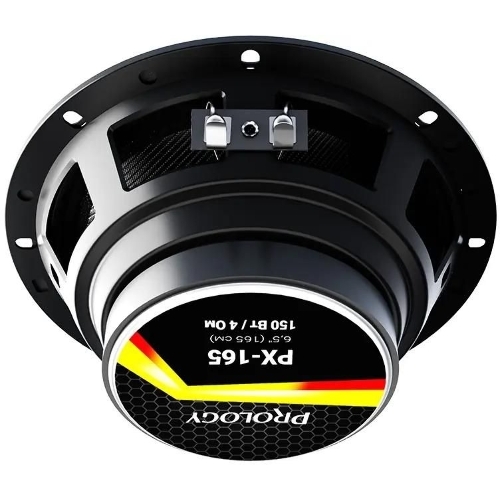 Колонки автомобильные Prology PX-165 150Вт 90дБ 4Ом 16см (6.5дюйм) (ком.:2кол.) коаксиальные двухполосные