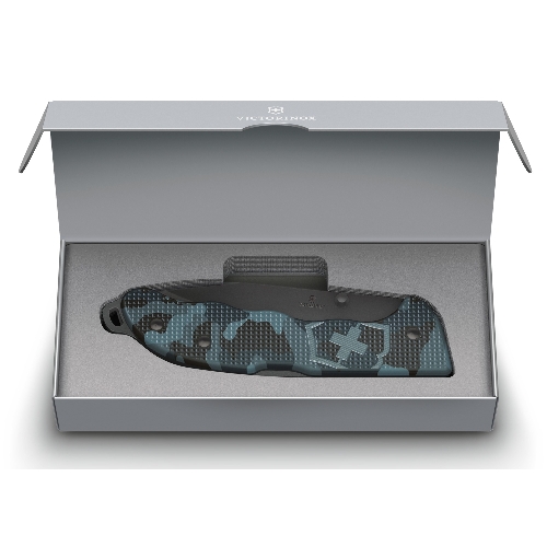 Нож перочинный Victorinox Evoke BSH Alox Navy (0.9425.DS222) 136мм 4функц. синий камуфляж подар.коробка