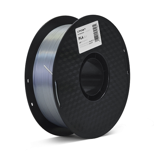 Филамент Crown Micro CM-FILPLAS005S PLA Silk 1.75 1кг серебряный