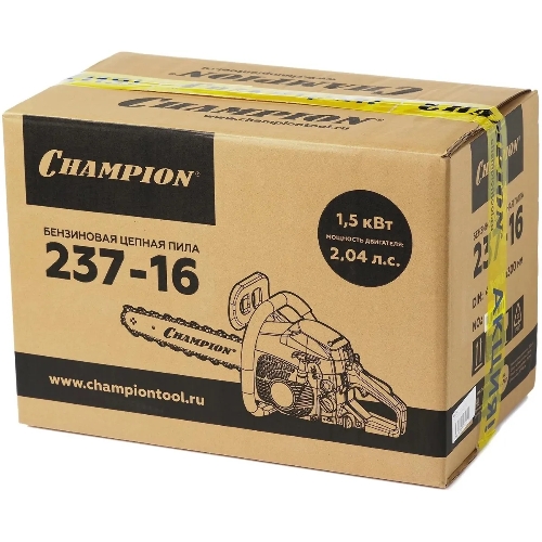 Цепная пила Champion PN237-16 1.5Вт 2л.с. дл.шины:16" (40 см)