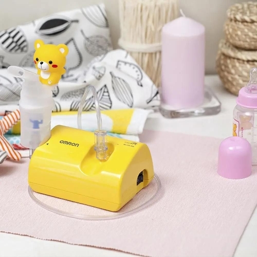 Ингалятор OMRON NE-C24 Kids компрессорный, детский, желтый