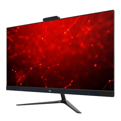 Моноблок IRU Агат 313 23.8" Full HD i3 10100 (3.6) 8Gb SSD512Gb UHDG 630 Free DOS GbitEth WiFi BT 120W клавиатура мышь Cam черный 1920x1080 (RUS)