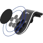 Держатель Ritmix RCH-009 V Magnet магнитный черный (80000771)