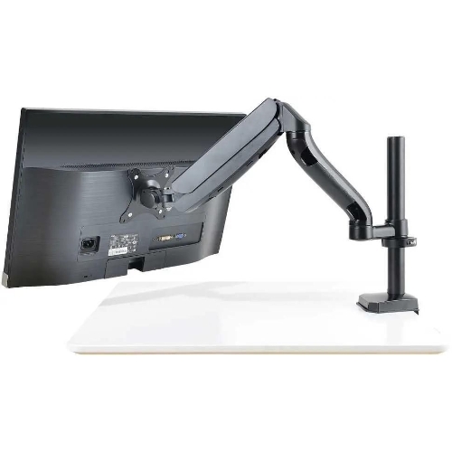 Кронштейн для мониторов ЖК Buro M10 черный 15"-32" макс.9кг крепление к столешнице поворот и наклон