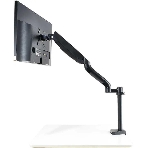 Кронштейн для мониторов ЖК Buro M10 черный 15"-32" макс.9кг крепление к столешнице поворот и наклон
