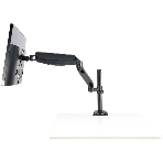 Кронштейн для мониторов ЖК Buro M10 черный 15"-32" макс.9кг крепление к столешнице поворот и наклон