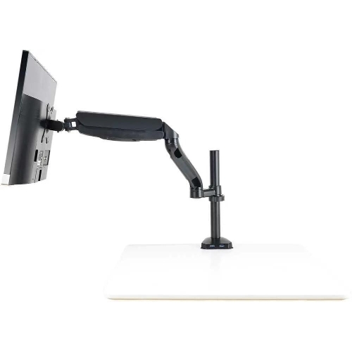 Кронштейн для мониторов ЖК Buro M10 черный 15"-32" макс.9кг крепление к столешнице поворот и наклон