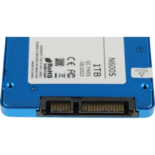 Накопитель SSD Netac N600S, 1Tb, SATA III, 2.5", R/W 560/520