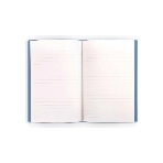 Блокнот Deli 22284BLUE 210х143 мм, искусственная кожа, 96 л, синий
