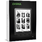 Электронная книга Digma A6 plus 6" E-Ink Carta 758x1024 1.8Ghz 1Gb/32Gb/SD/microSDHC/подсветка дисплея темно-серый (в компл.:обложка)