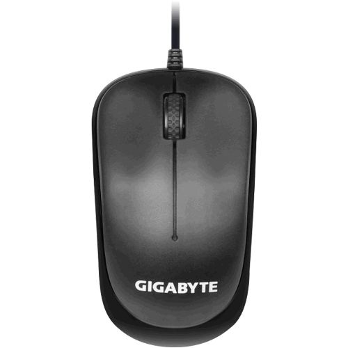 Комплект клавиатура+мышь Gigabyte GK-KM6300 проводной, USB, 1000 DPI, чёрный