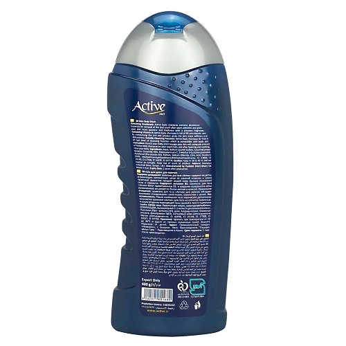 Гель для душа Active мужской, с витамином B5 Спорт 3D NATURAL, 400 мл (512302022)