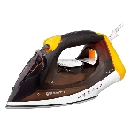 Утюг BRAYER BR4003 коричневый/белый/желтый, 2400 Вт, 25 г/мин, 140 г/мин, 330 мл