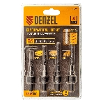 Набор сверл под конфирмат Denzel 3-5 мм, 4 шт