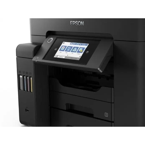МФУ струйное Epson L6550 (C11CJ30404), A4, цветной, печ. до 25/12 стр/мин.(ч/б/цв.), скан. до 27.5 стр/мин., 4800x2400 dpi (печ.), 2400x1200 dpi (скан.), Ethernet, USB, Wi-Fi