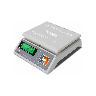 Весы фасовочные Mertech M-ER 326AFU-15.1 LCD (3060) белый, до 15 кг