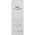 Кронштейн для мониторов ЖК Buro M1 черный 15"-32" макс.9кг крепление к столешнице поворот и наклон