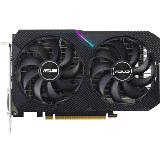 Видеокарта ASUS GeForce RTX 3050 Dual V2 OC Edition, 8 GB GDDR6, 128 bit, DVI-D, DisplayPort, HDMI, GPU 1552 MHz