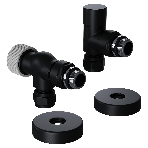 Набор термостатический осевой Royal Thermo Design Pro 15мм М30х1,5 черный