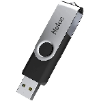 Флешка USB Netac U505 (NT03U505N-016G-20BK), 16Gb, USB 2.0, R/W 70/30, черный/серебристый