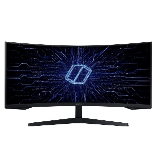Монитор 34" Samsung Odyssey G5 C34G55TWWI VA 3440x1440, 165 Гц, 1 мс, 21:9, 250 кд/м2, 1xHDMI, 1xDP, изогнутый, черный