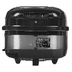 Мультиварка Centek CT-1472 Ceramic черный/сталь, 860 Вт, 5.0 л, LED, 21 программа