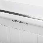 Холодильник Maunfeld MFF176SFSB черный двухкамерный 188/75л морозилка снизу, ручная разморозка