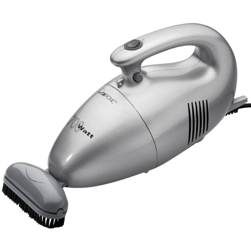 Пылесос Clatronic HS 2631 серебристый, 350/700 Вт, уборка сухая, пылесборник контейнер 0.8 л
